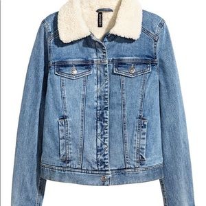 Denim Sherpa Jacket